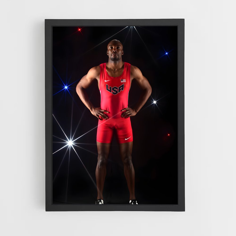 Poster Rumble Champion – affiche Athlétisme (vue 2)